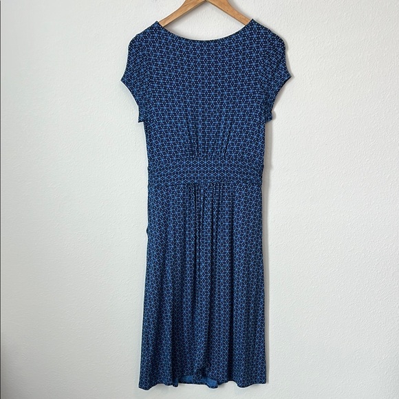 BODEN Blue Printed Tall Fit Amelie Jersey Dress - Picture 5 of 5